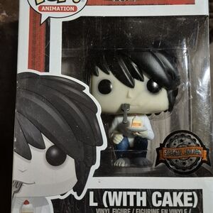Funko Pop L with Cake Vinyl Figure